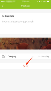 edit podcast information
