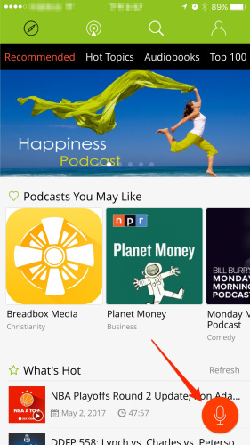 home page microphone