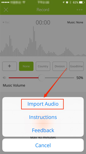 import audio