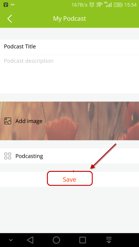 publish podcast android app