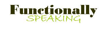 Functionally Speaking