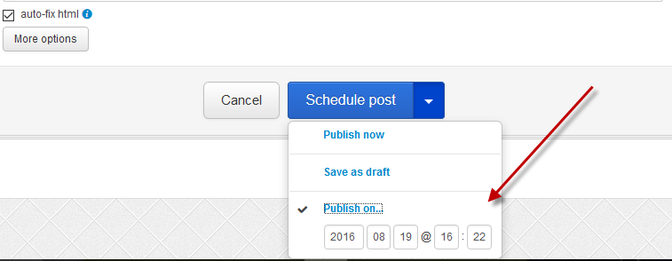 Schedule Podcast Epiosode