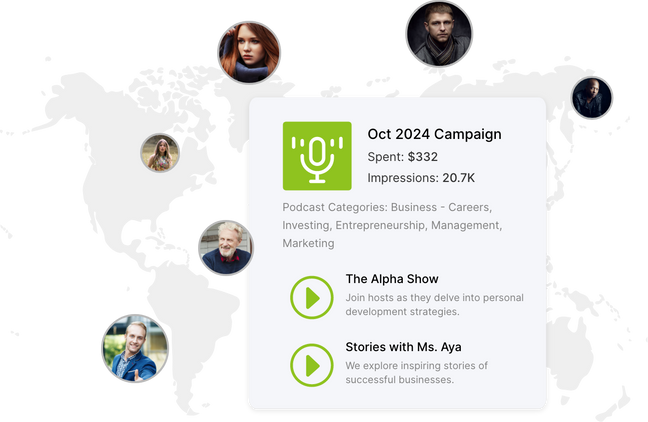 The Right Ads for
                        Your Listeners