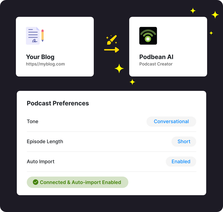Connect with AI Podcast Creator