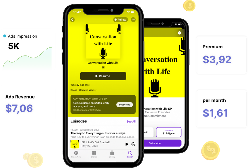 Flexible monetization