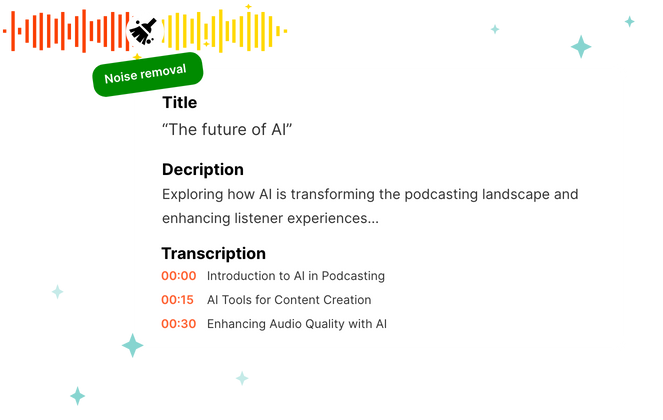 AI-powered podcast creation