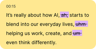 AI-powered podcast creation