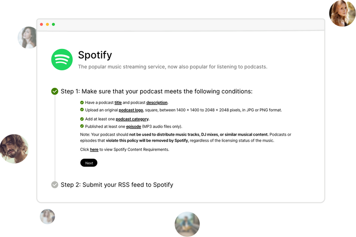 Built for Spotify distribution