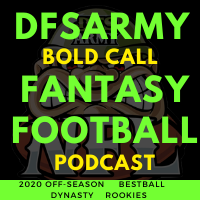 DFS ARMY “Bold Call” Waiver Wire Week 3